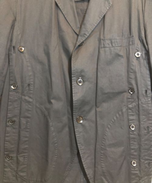 Yohji Yamamoto Yohji Yamamoto pour homme 07SS side button 3B jacket Size US XL / EU 56 / 4 - 4 Thumbnail