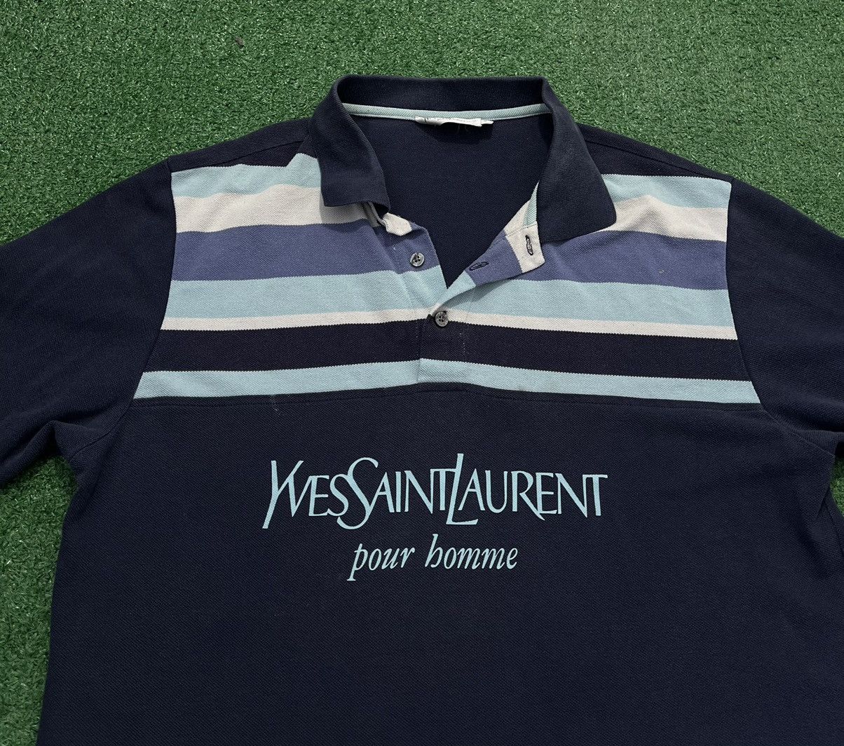 Yves Saint Laurent Yves Saint Laurent Polo Vintage YSL Size US XL / EU 56 / 4 - 3 Thumbnail