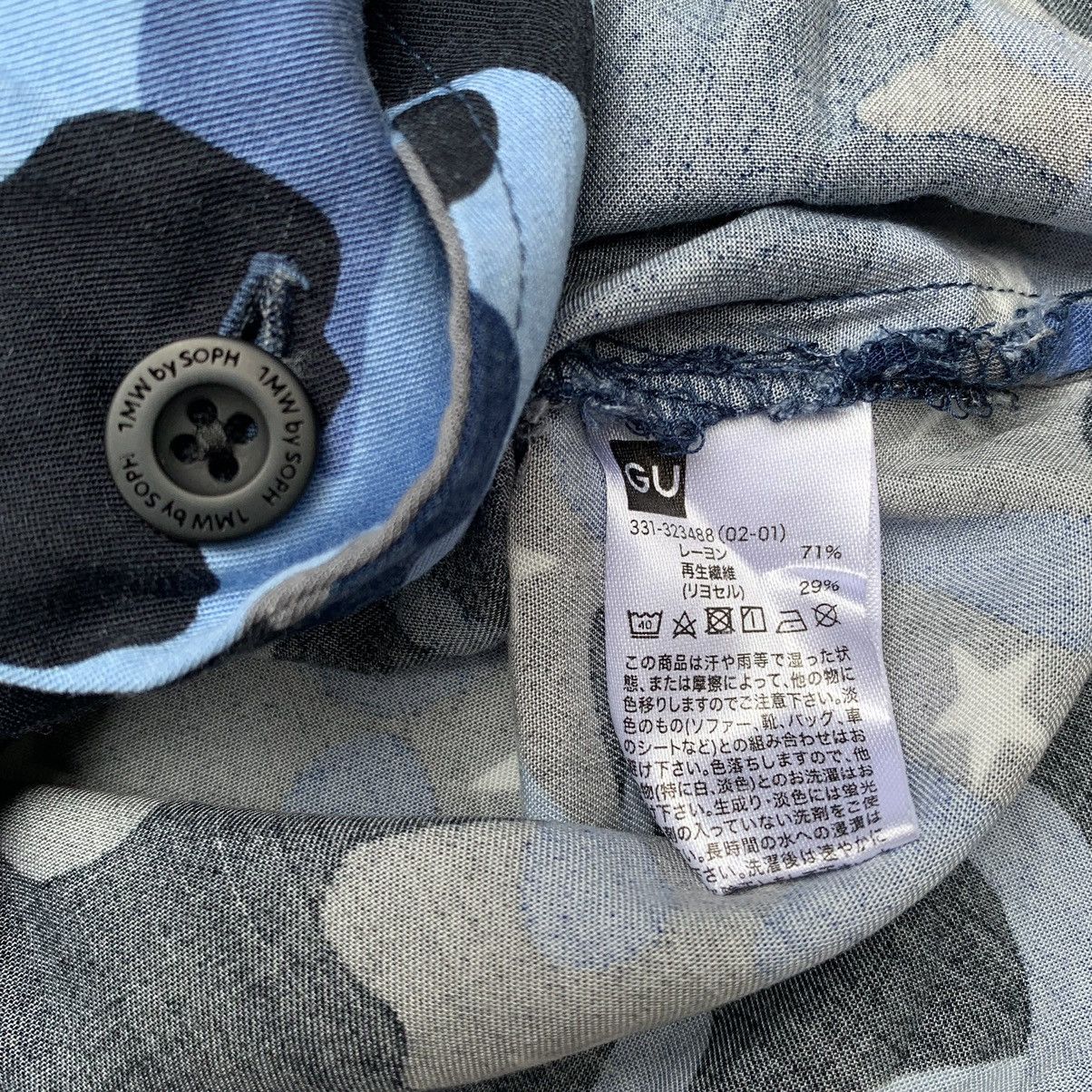 GU Gu x sophnet camouflage star open collar shirt Size US L / EU 52-54 / 3 - 5 Thumbnail