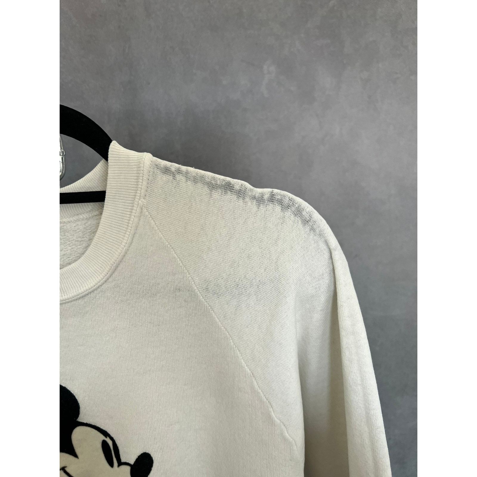 Disney × Vintage Vintage 80s Mickey Mouse Walt Disney white raglan Size US M / EU 48-50 / 2 - 5 Thumbnail