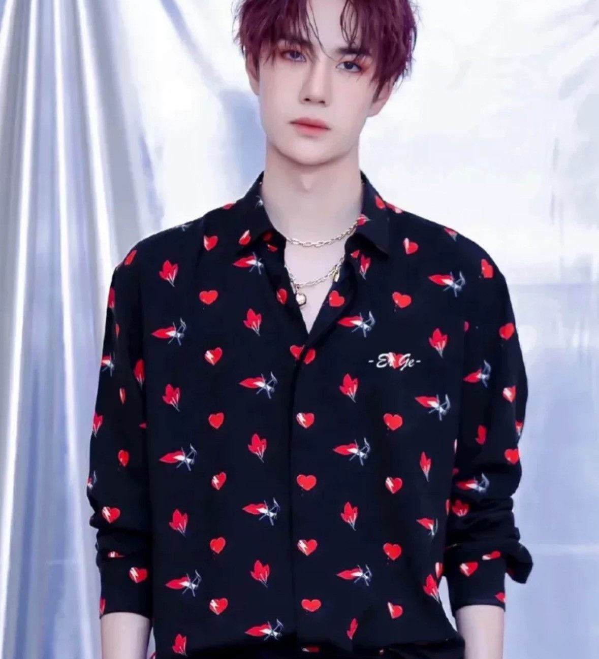 Saint Laurent Paris × Yves Saint Laurent Saint Laurent SLP Authentic Love Red Lips Non Smoking Shirt Size US S / EU 44-46 / 1 - 6 Thumbnail