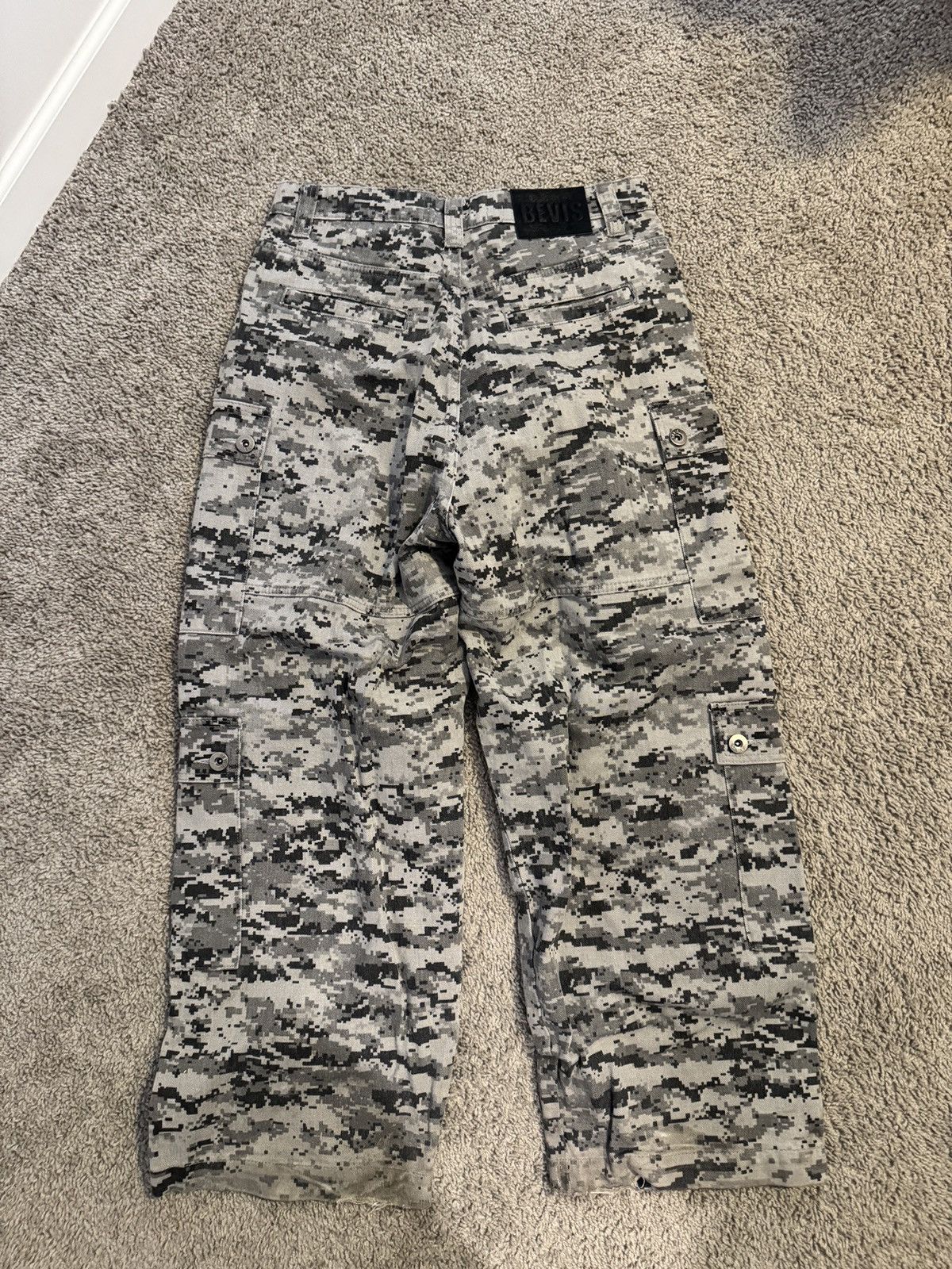 Other BEVIS Digital Camo Cargo Pants / Military Style / Size 32 Size US 32 / EU 48 - 2 Thumbnail