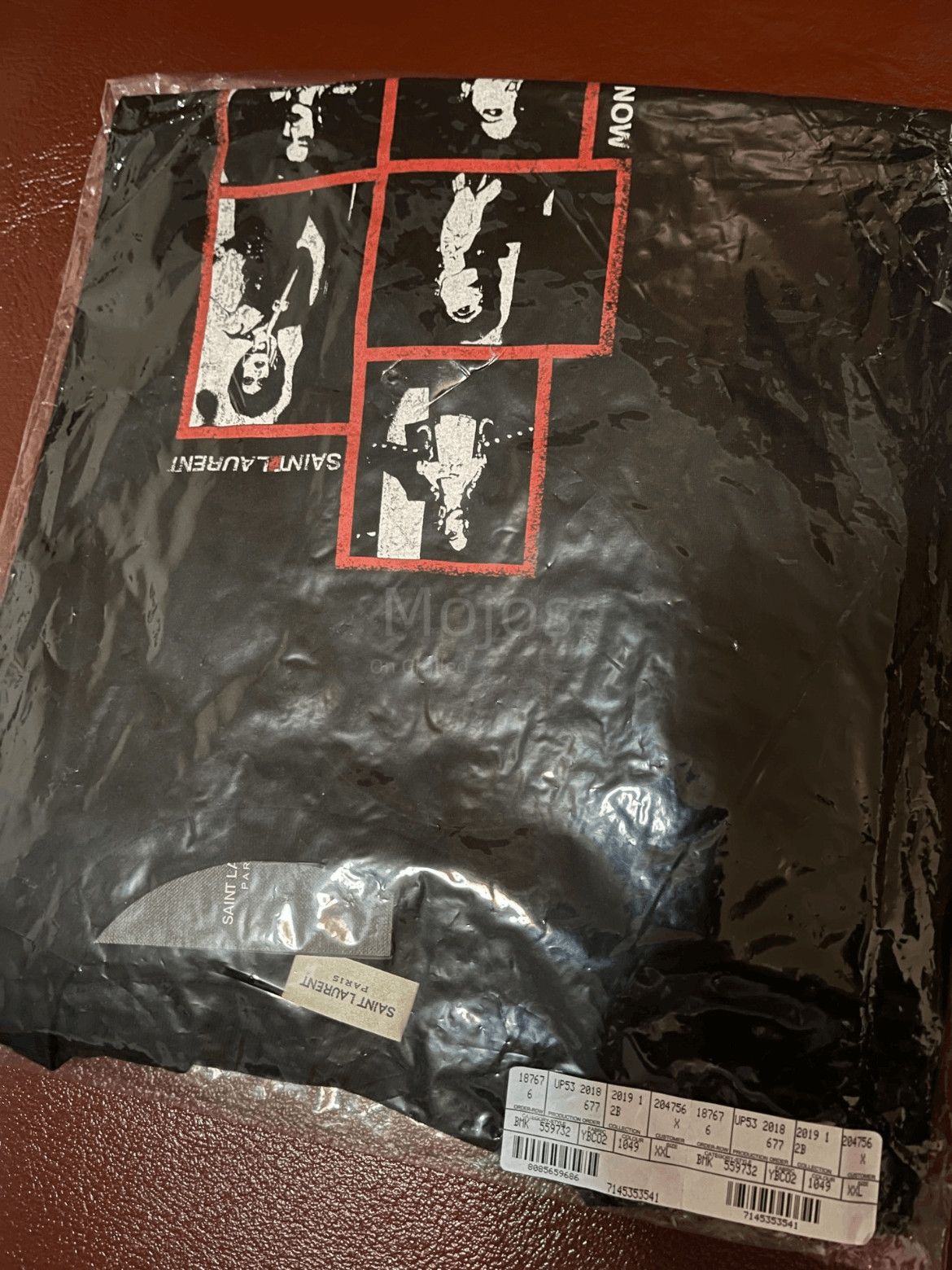 Saint Laurent Paris Saint Laurent Paris Photograph Tee-2508 Size US L / EU 52-54 / 3 - 6 Thumbnail