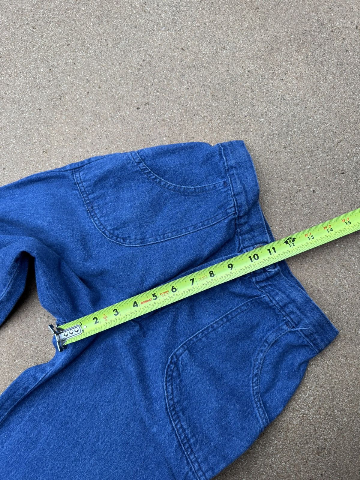 Vintage Vintage 70’s Militaries Equipments Bellbottom Jeans 24x31 Size 24" / US 00 / IT 34 - 11 Thumbnail