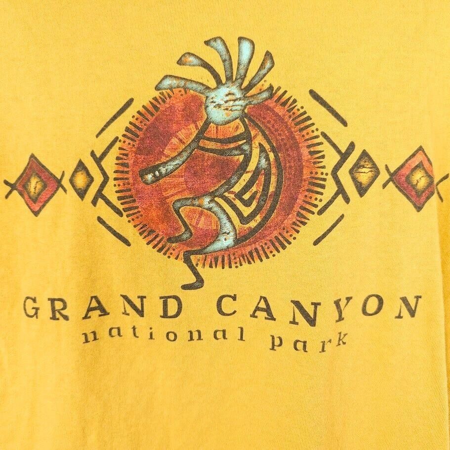 Delta Grand Canyon T Shirt Mens Size XL Yellow National Park Size US XL / EU 56 / 4 - 2 Thumbnail