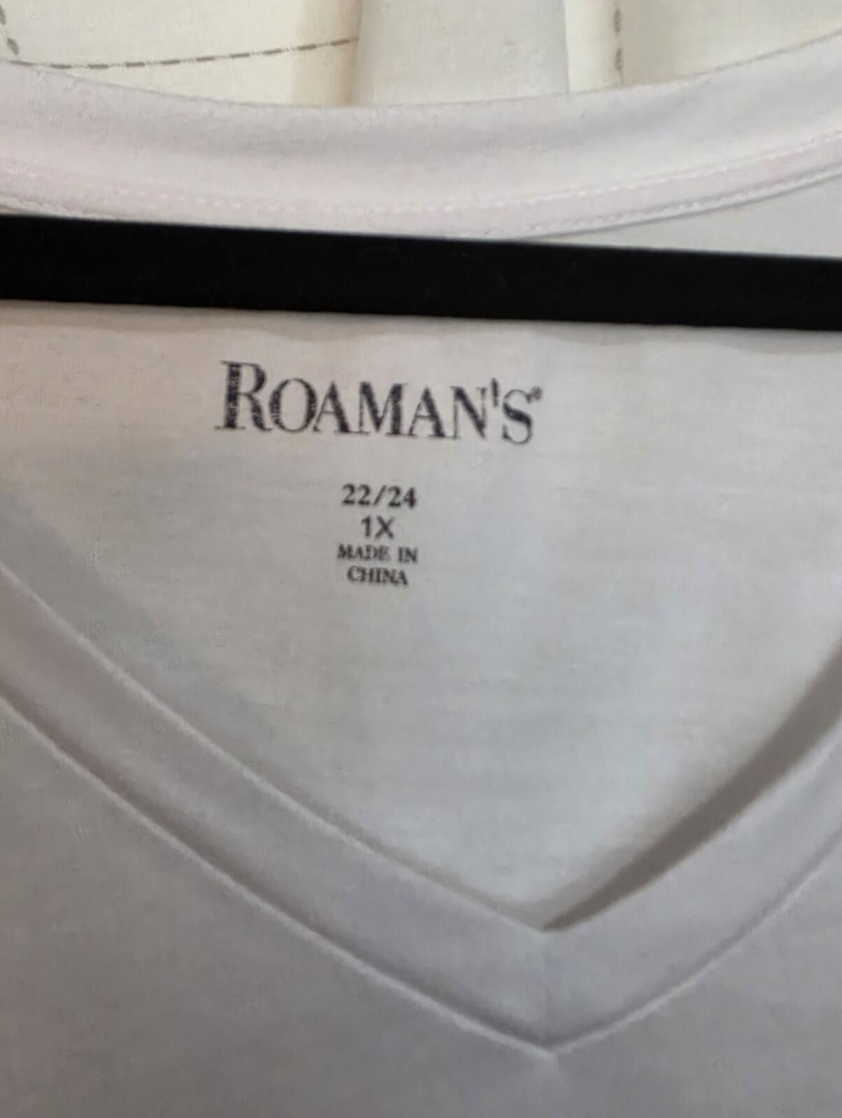 Other Roamans V Neck T Size XL / US 12-14 / IT 48-50 - 3 Thumbnail