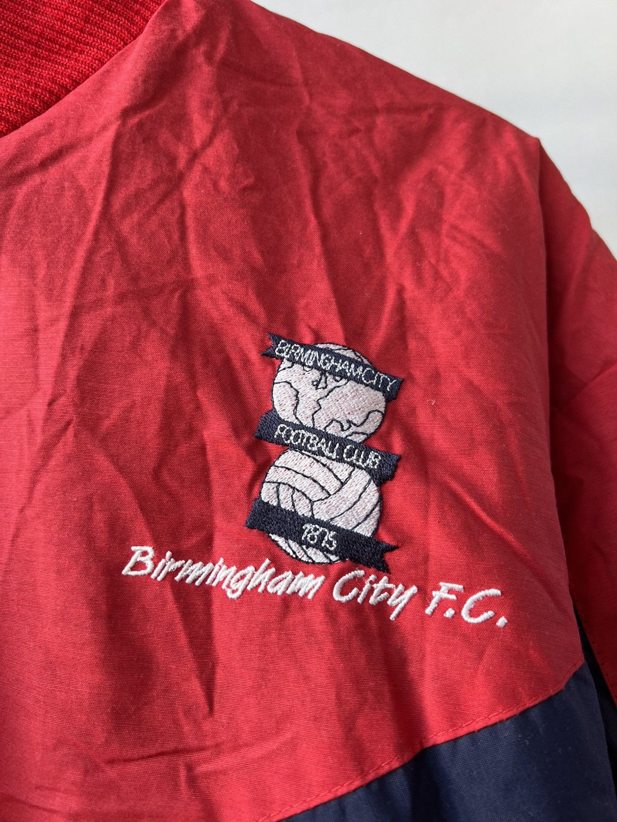Vintage ICON ULTRAS 80’S BIRMINGHAM CITY VARSITY ZIP BOMBER JACKET M Size US M / EU 48-50 / 2 - 6 Thumbnail