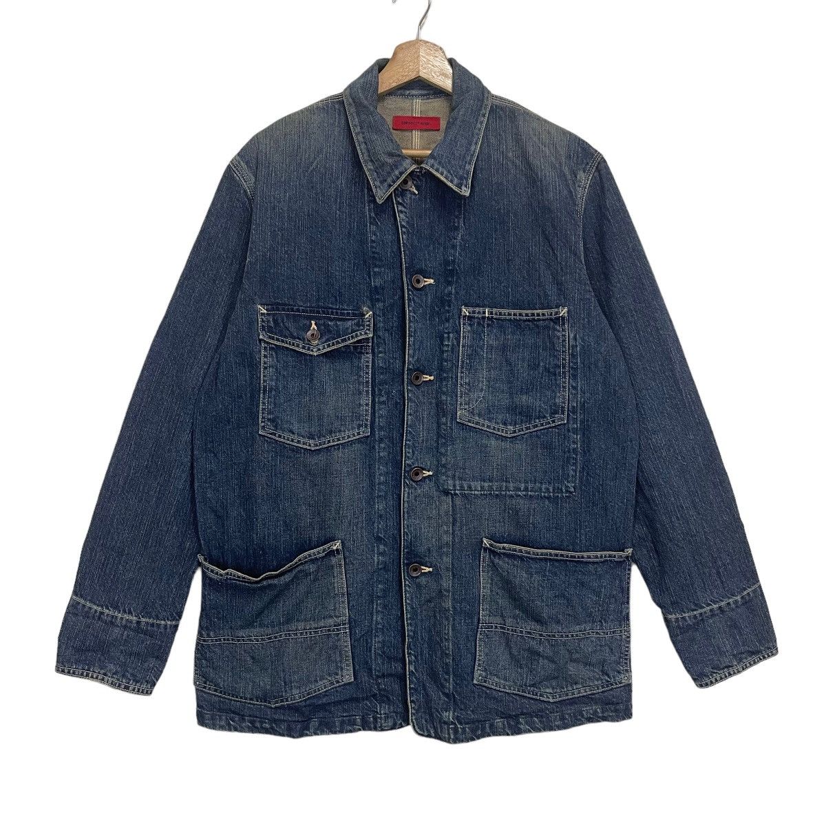 Edwin VINTAGE EDWIN 503 REBEL CHORE DENIM JACKET Size US M / EU 48-50 / 2 - 1 Thumbnail