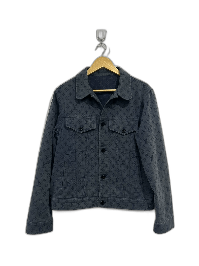Monogram Denim Jacket Clear Louis Vuitton Jacket Louis Vuitton