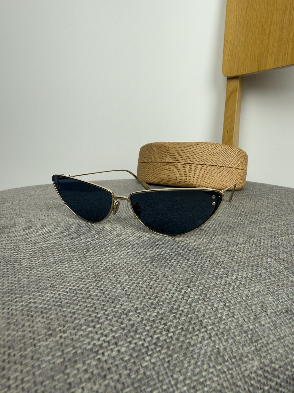 Dior × Vintage ICONIC DIOR MISS DIOR GALLIANO ERA SHIELD RIMLESS SHADES Size ONE SIZE - 3 Thumbnail