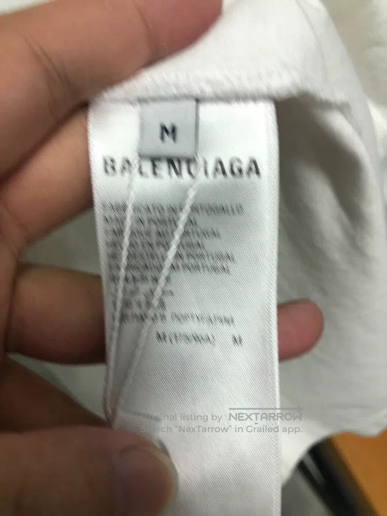 Balenciaga Balenciaga Letter Printed Short Sleeve Crew Neck T-Shirt Size US M / EU 48-50 / 2 - 4 Thumbnail