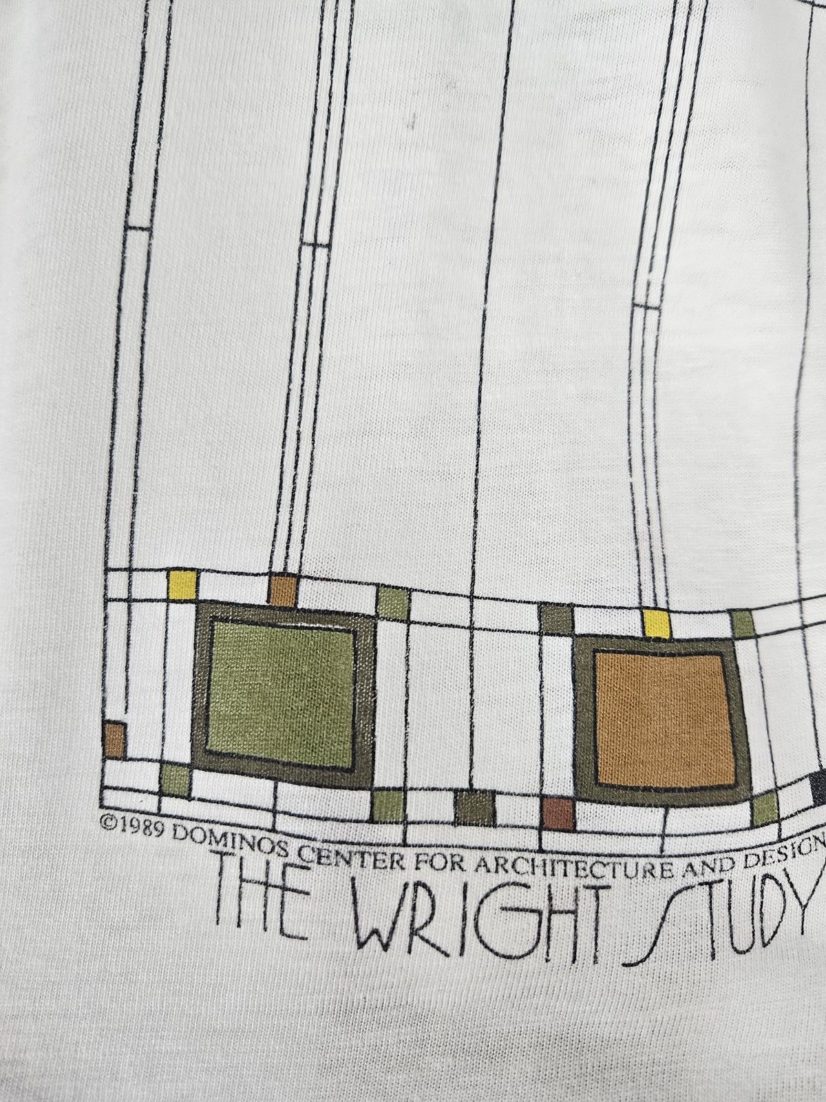 Vintage Vintage 80s Frank Lloyd Wright Architecture Art tee Size US M / EU 48-50 / 2 - 7 Thumbnail