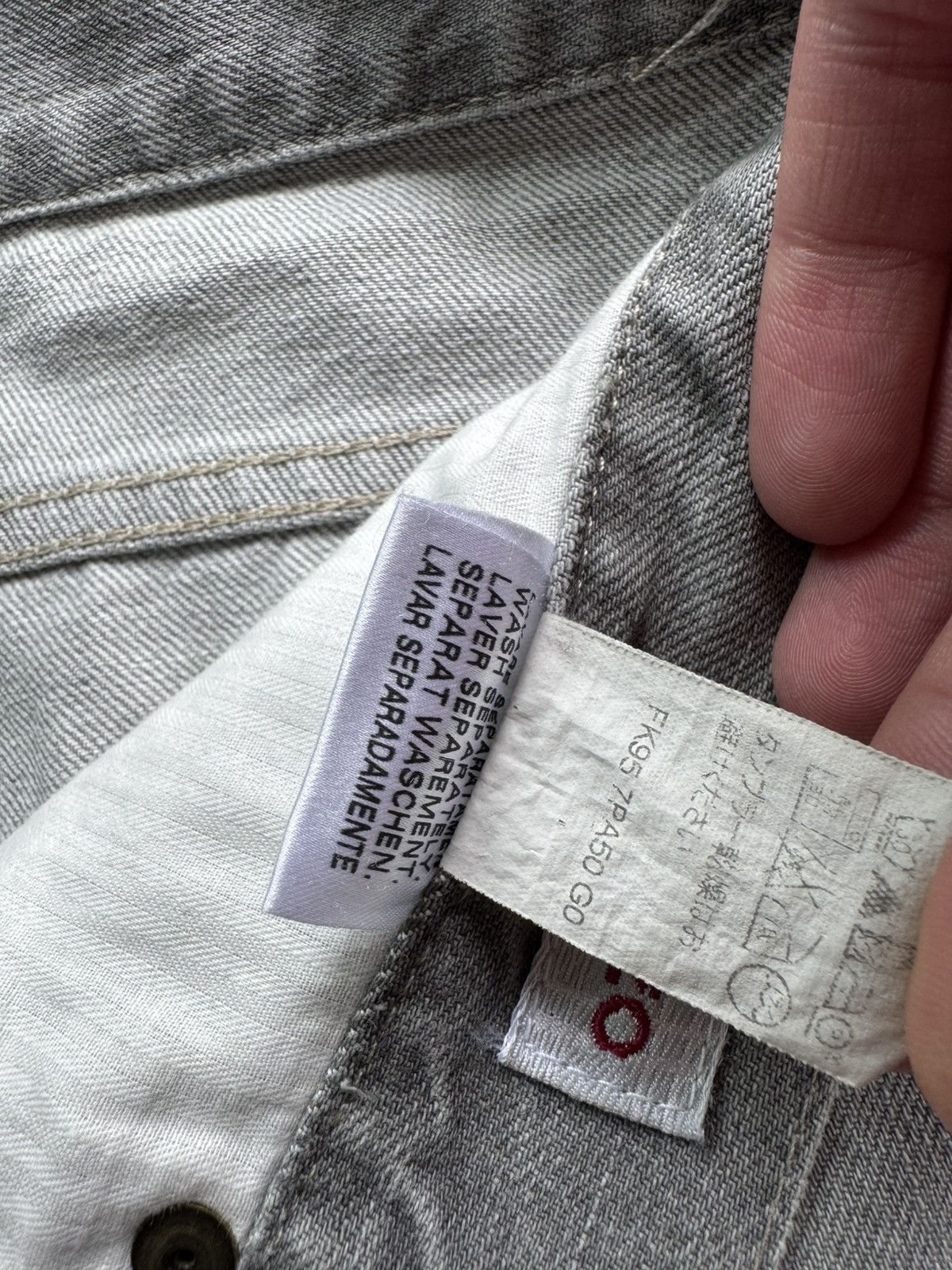 Kenzo Kenzo Vintage Gray Denim jeans Size 36 Size US 36 / EU 52 - 8 Thumbnail