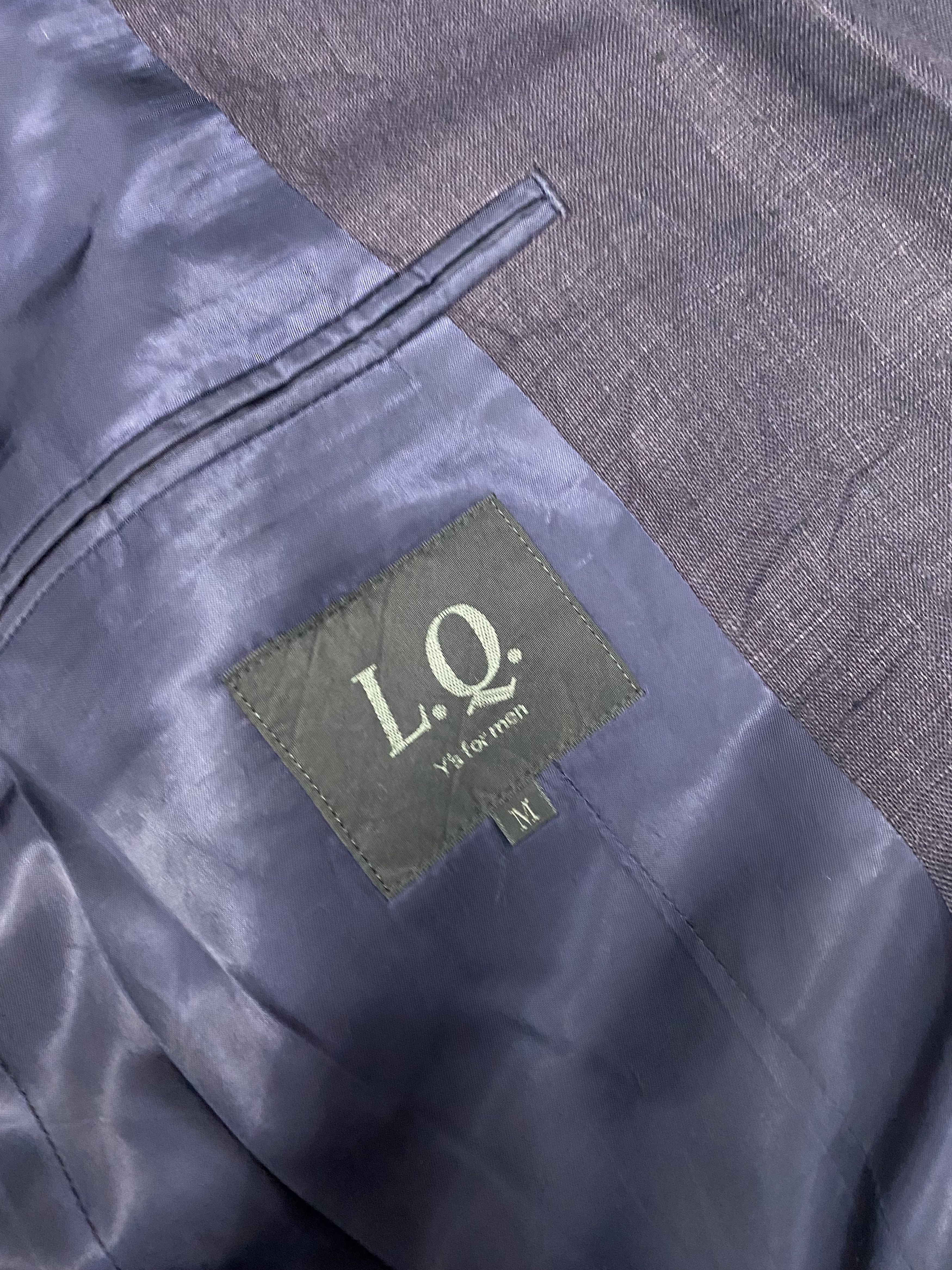 Y's × Y's for Men × Yohji Yamamoto 🔥Ys For Men L.Q Rare Color Dark Purple Blazer Coat Size US M / EU 48-50 / 2 - 10 Thumbnail