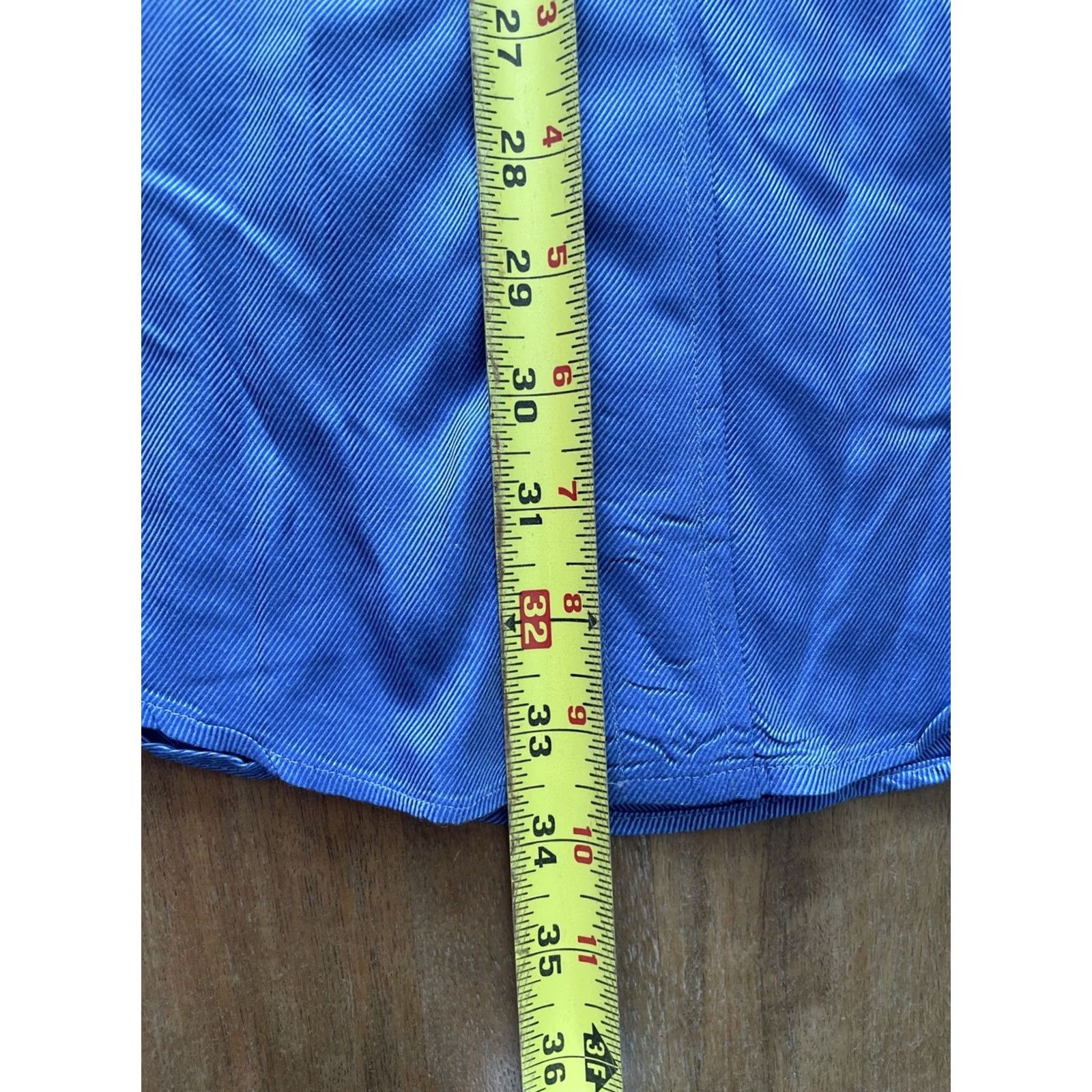 Brooks Brothers VINTAGE Brooks Brothers Shirt Mens 17.5 Blue Gabardine 80s USA Dress Shirt Size US XXL / EU 58 / 5 - 5 Thumbnail