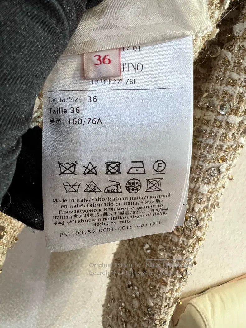 Valentino Valentino Sequin-embroidered long-sleeved casual jacket Size XS / US 0-2 / IT 36-38 - 4 Thumbnail