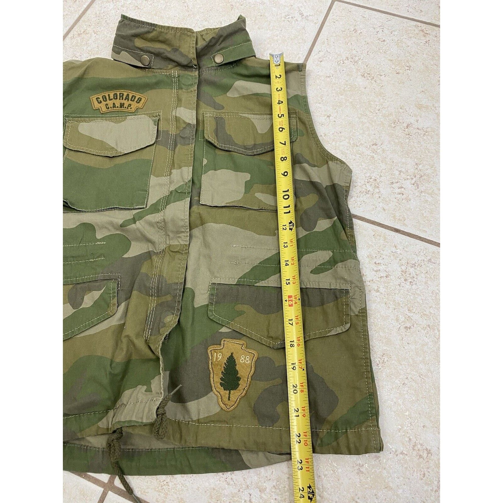 Other NWT Soho Babe Camo Vest XL Colorado Camp Packable Hood Btton Size XL / US 12-14 / IT 48-50 - 13 Thumbnail