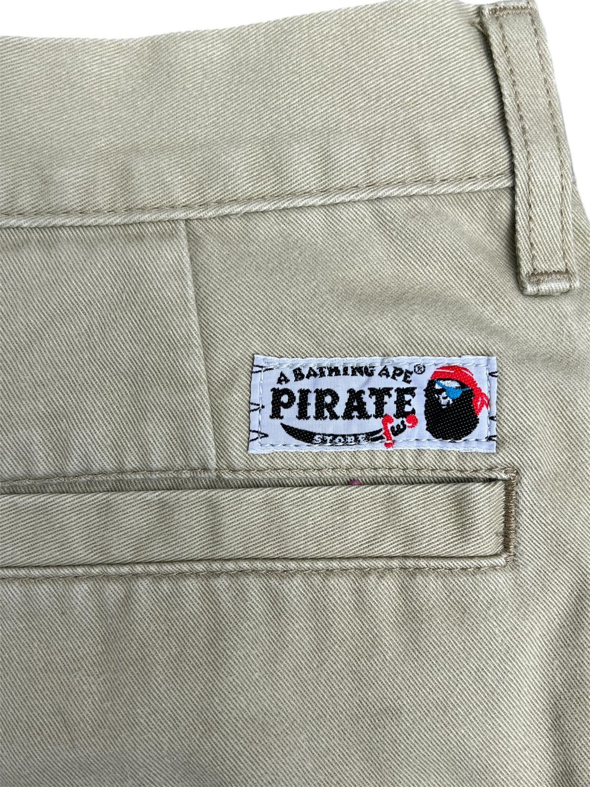 Bape Pirate Store Chino Shorts Size US 29 - 3 Thumbnail