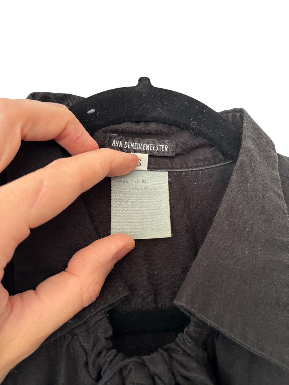 Ann Demeulemeester Ann Demeulemeester Iconic Ruched Front Shirt Size US S / EU 44-46 / 1 - 2 Thumbnail