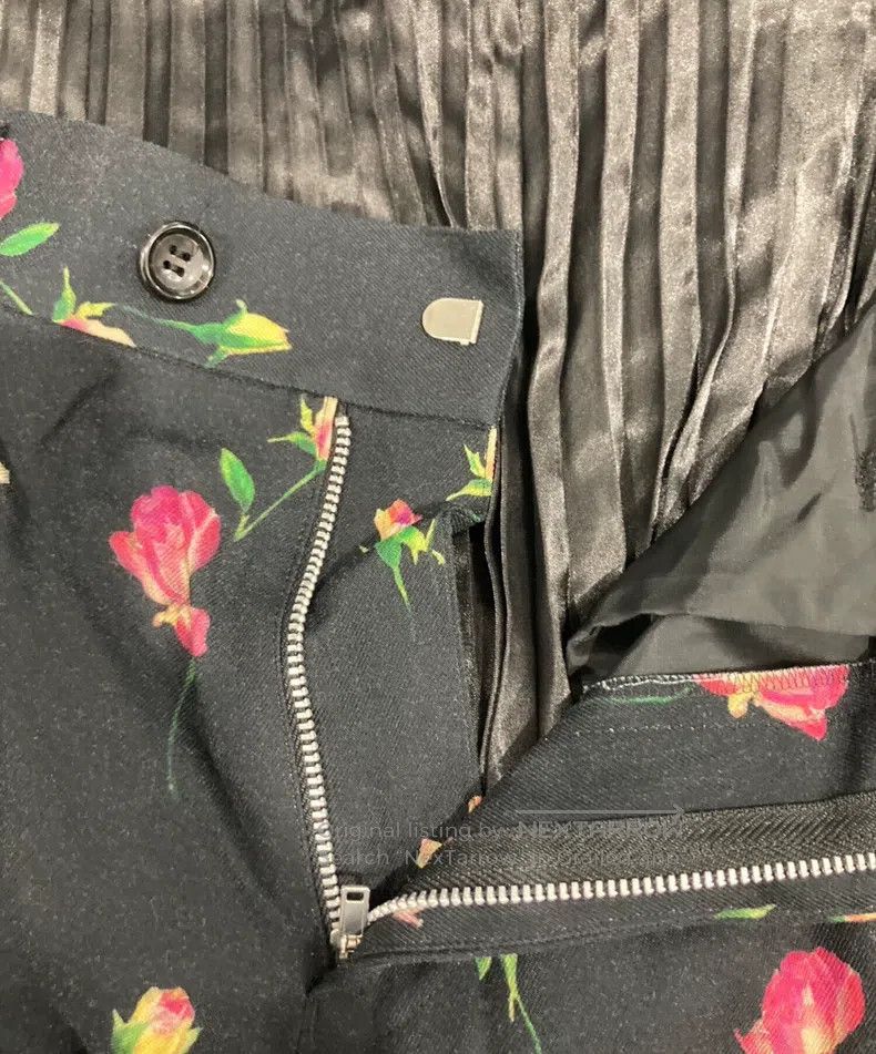 Junya Watanabe Junya Watanabe size XS Floral Pleated Skirt Size 23" - 5 Thumbnail