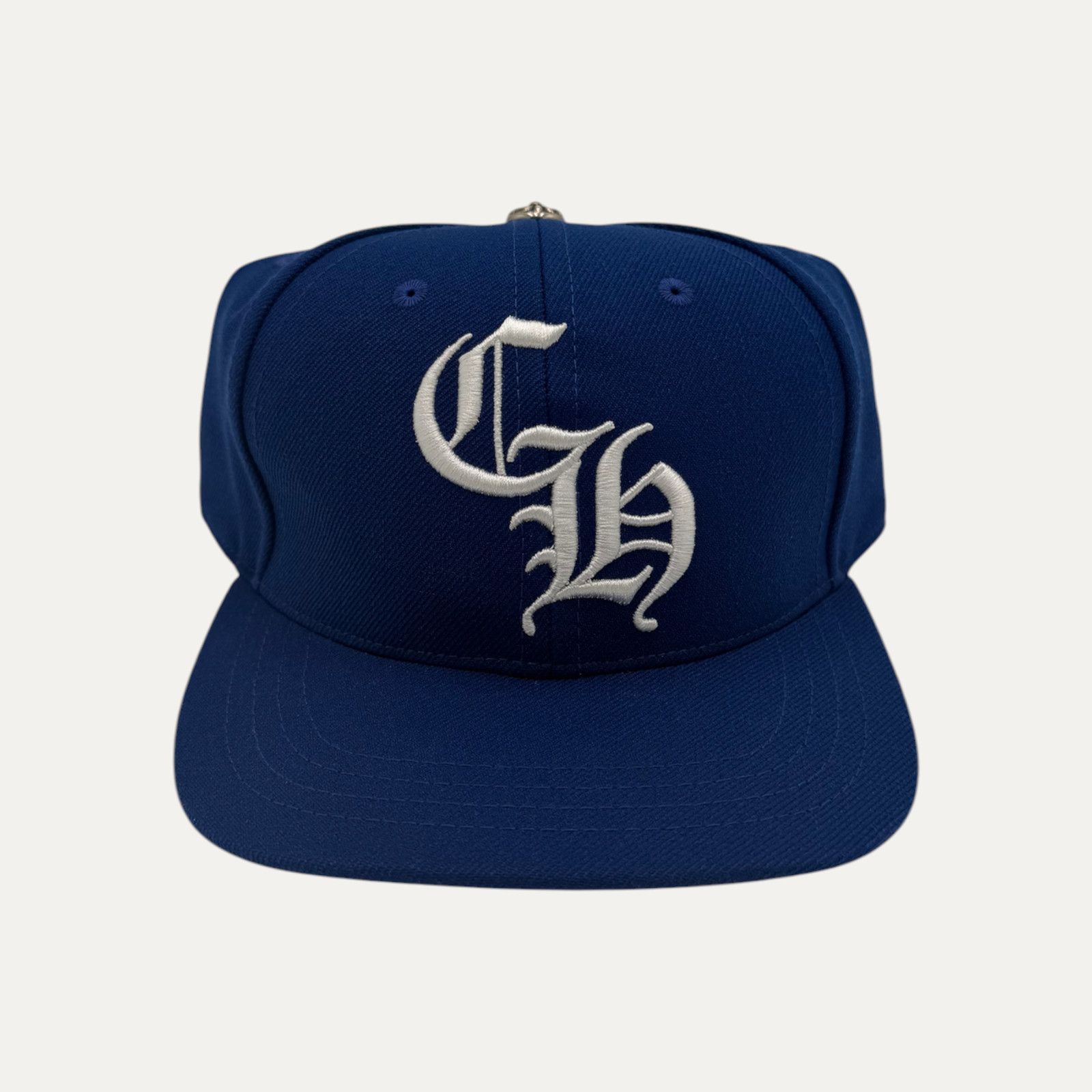 Chrome Hearts 6 PANEL ベースボールキャップ ネイビー Chrome Hearts Chrome Hearts 6 Panel On Field CH White Baseball Cap