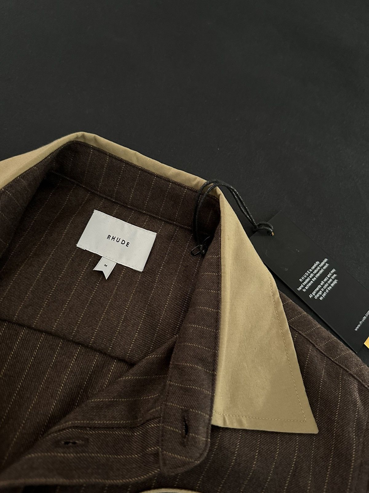 Rhude Rhude Brown Mechanic shirt Size US M / EU 48-50 / 2 - 3 Thumbnail