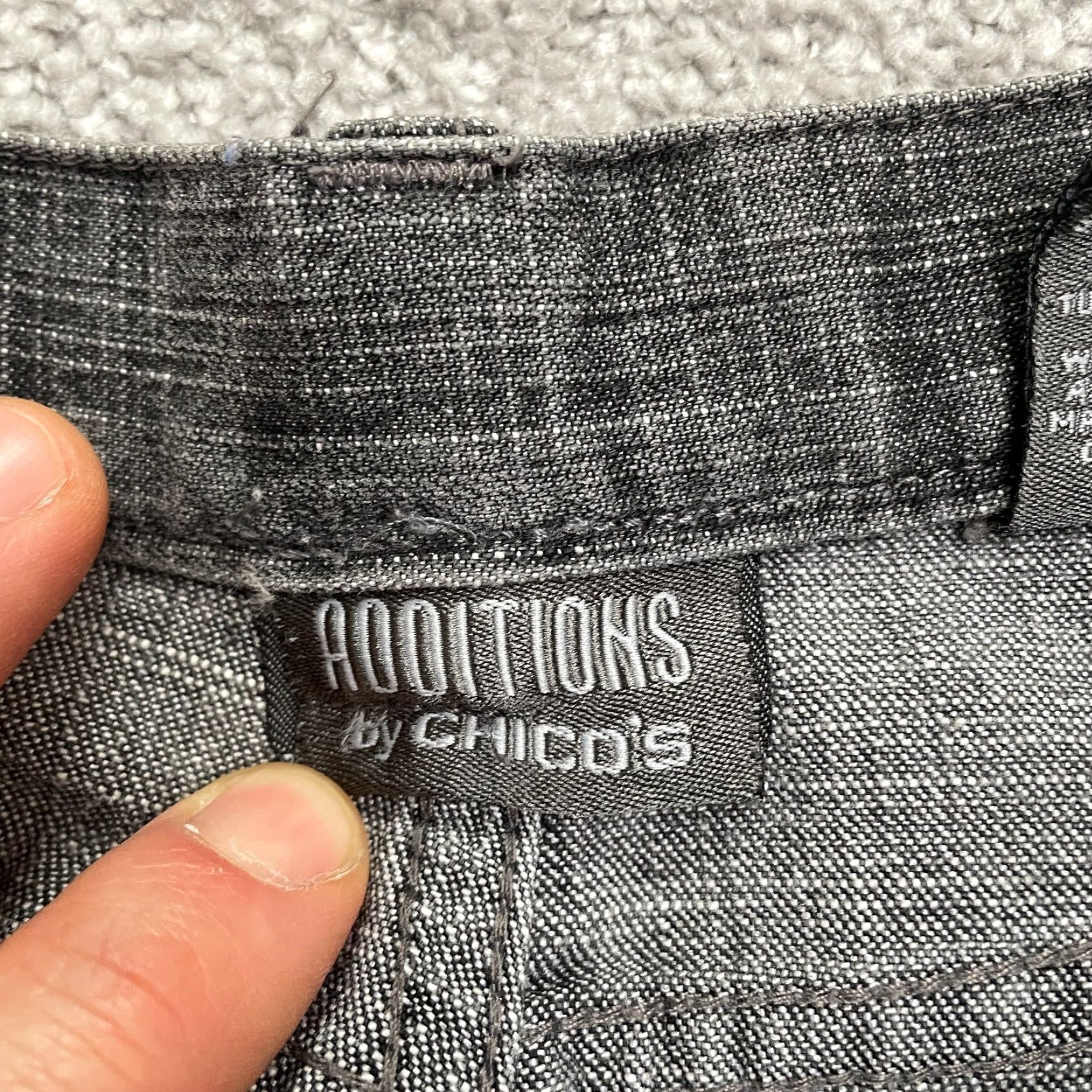 Vintage Chico's Womens Jeans Capri Denim Black High Rise 30x19 Casual Straight Size 30" / US 8 / IT 44 - 7 Thumbnail