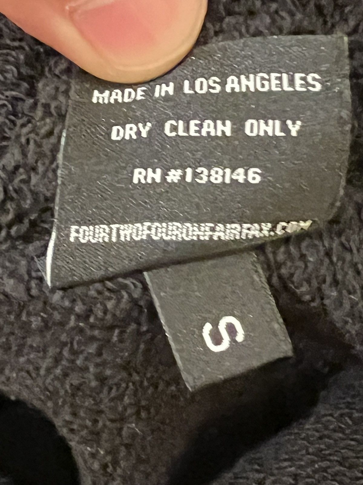 424 424 Embroidered Hoodie (S) Size US S / EU 44-46 / 1 - 5 Thumbnail