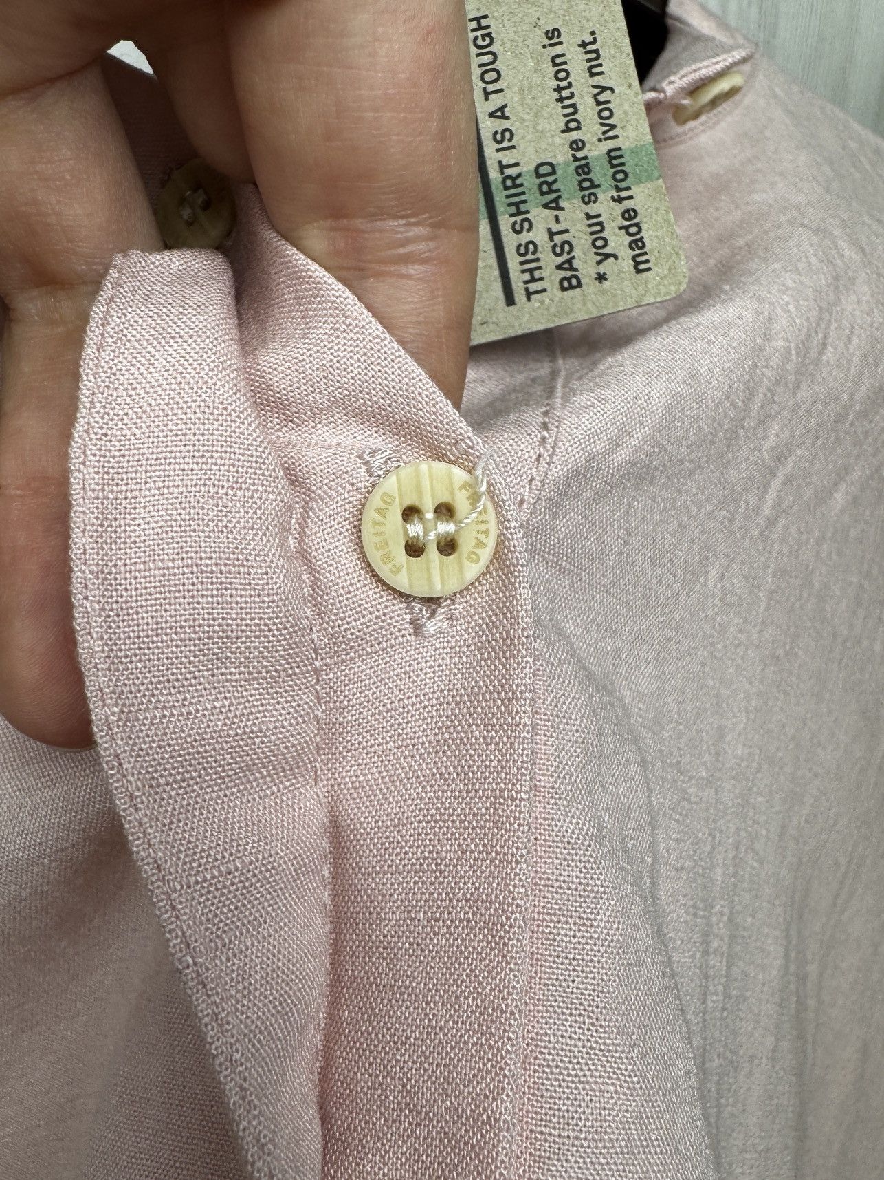 Freitag Freitag E383 Female Linen Modal Blend ss shirt size L Size L / US 10 / IT 46 - 9 Thumbnail