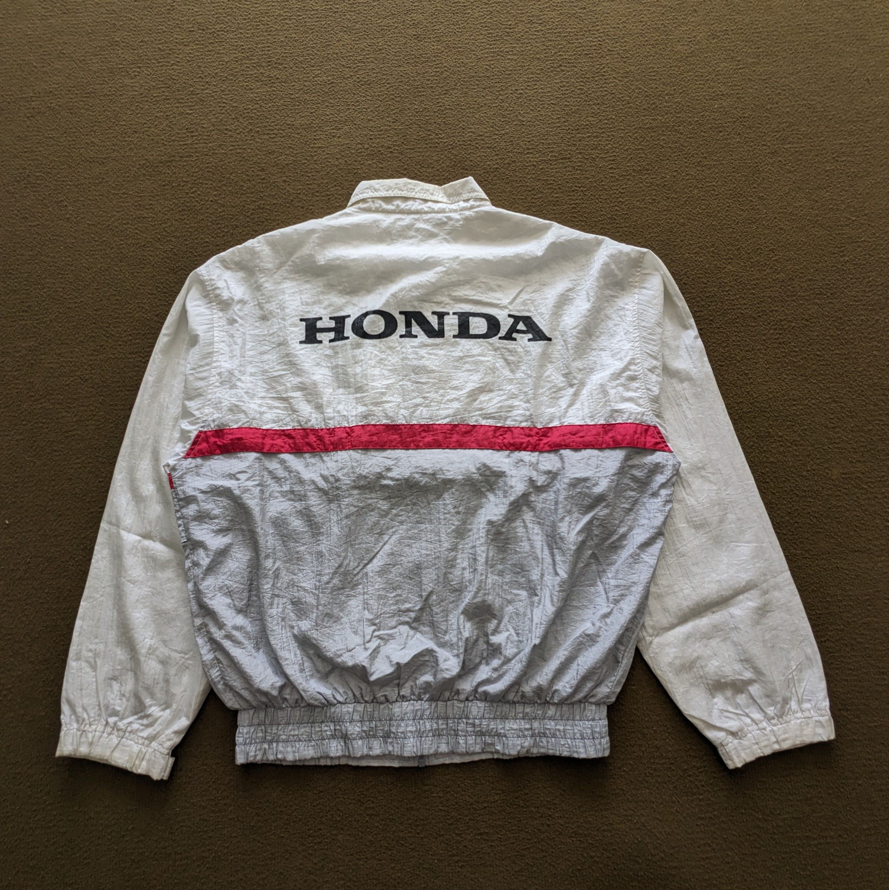Vintage Vintage HONDA Motorsports Racing Team Windbreaker Jacket Size US L / EU 52-54 / 3 - 1 Thumbnail