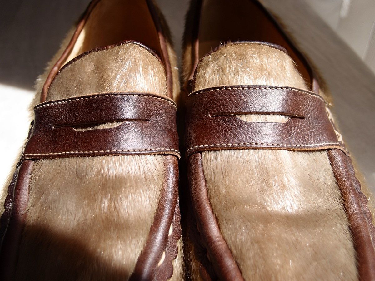 Other VALENLIN Hairy Leather Penny Loafers Size 42 Size US 10.5 / EU 43-44 - 3 Thumbnail
