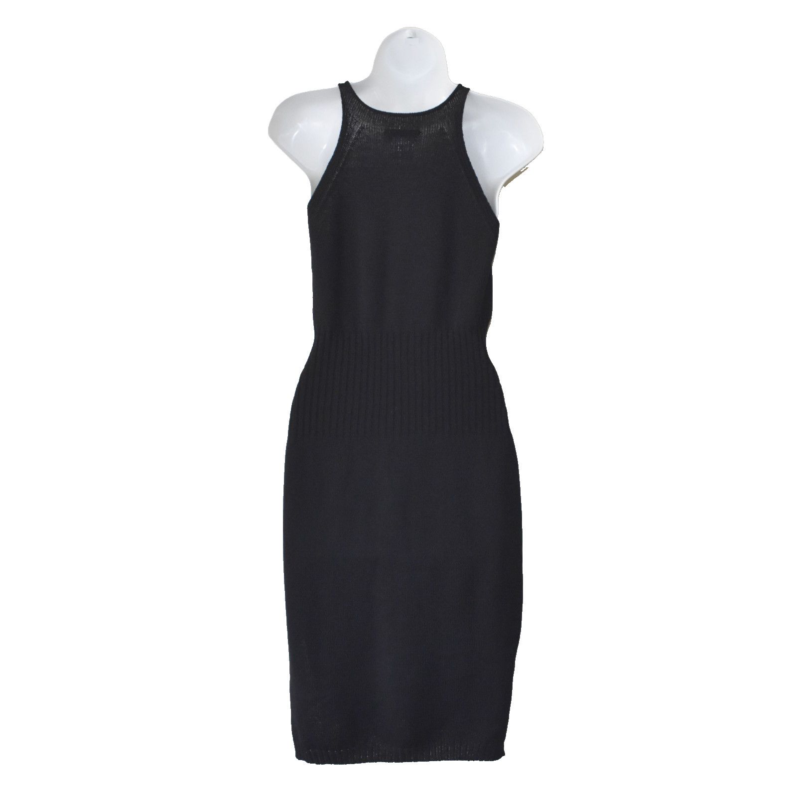 St. John ST JOHN SPORT Wool Knit Ribbed Trim & Waistband Midi Dress P Size L / US 10 / IT 46 - 2 Thumbnail
