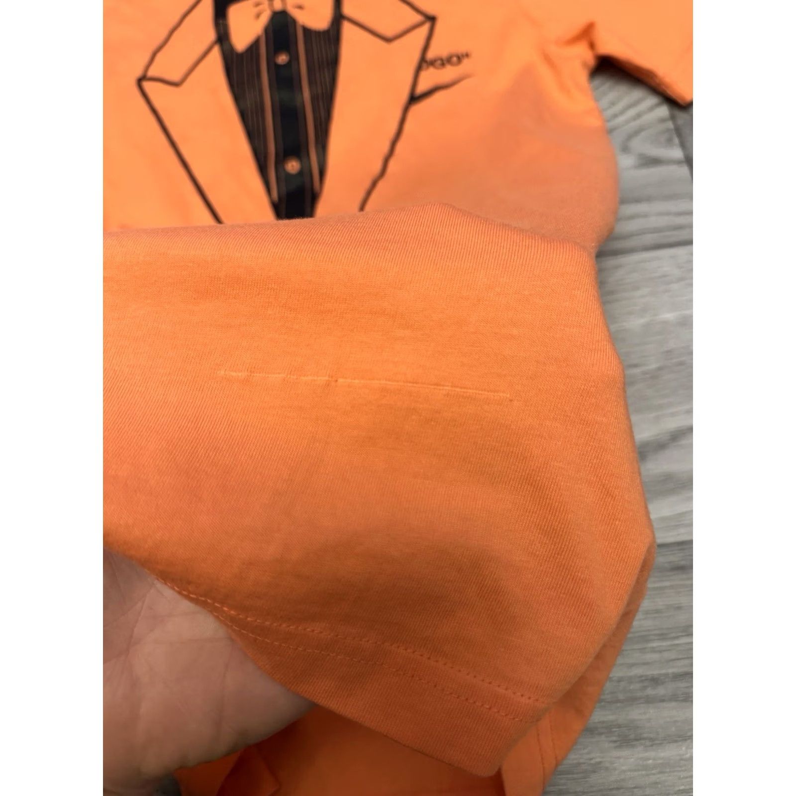 Nike VINTAGE Nike x Off-White NRG A6 T-Shirt 'Wild Mango' XS Men's Orange NRG A6 T-Shirt Off-White Nike XS Mens Size US XS / EU 42 / 0 - 7 Thumbnail