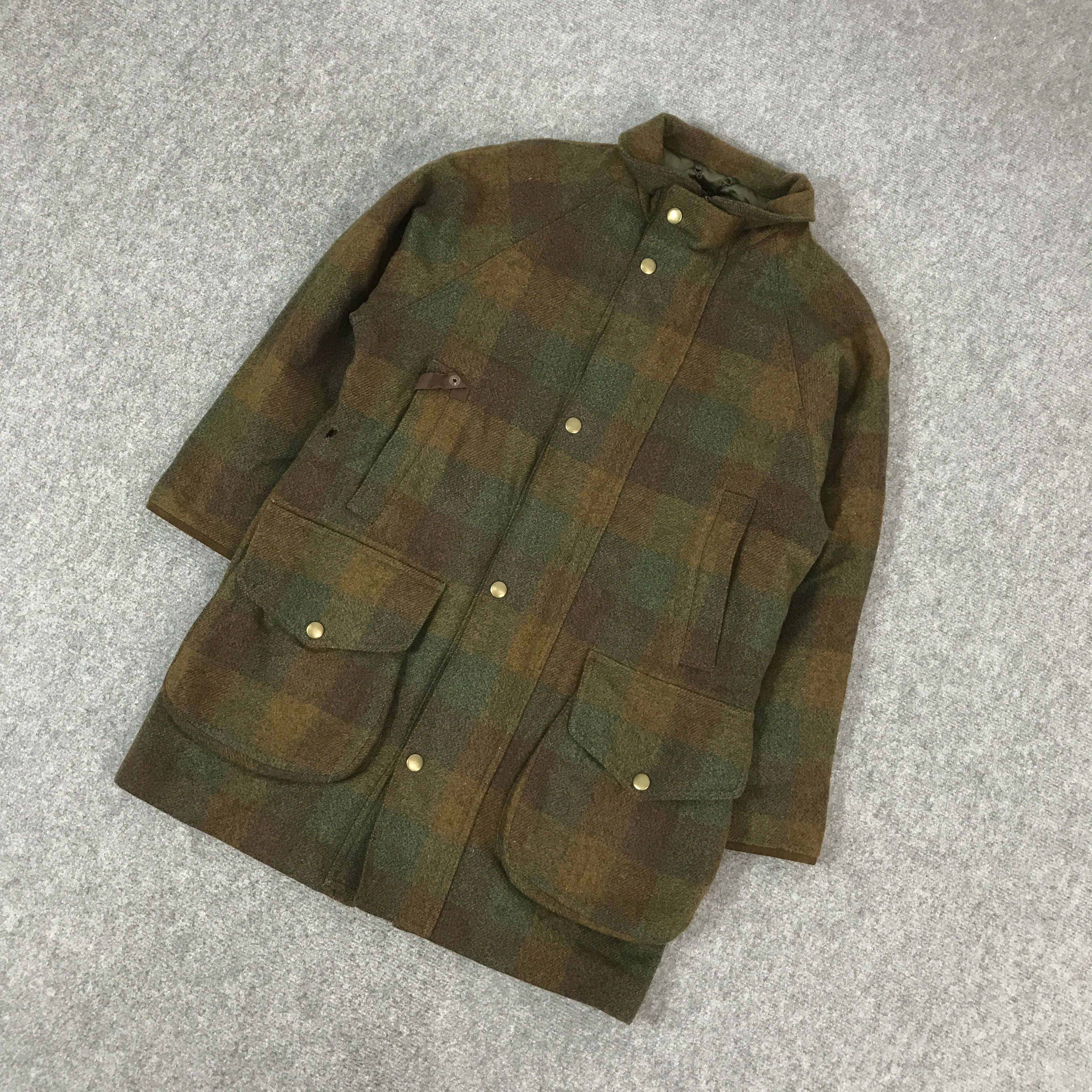 Paul Stuart VINTAGE PAUL STUART HEAVY COATS WOOL JACKET Size US L / EU 52-54 / 3 - 5 Thumbnail