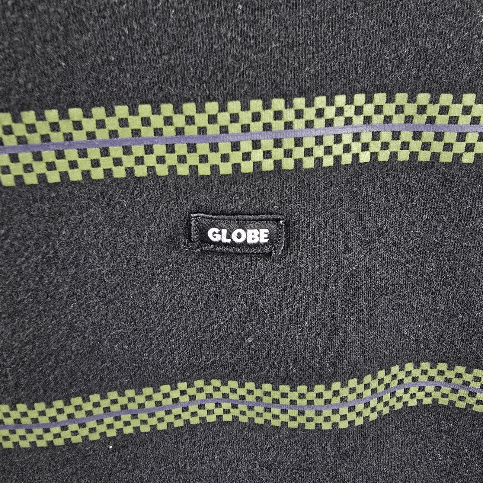 Globe Vintage Globe Skateboards Striped Shirt XL Skater Grunge Y2K Size US XL / EU 56 / 4 - 3 Thumbnail