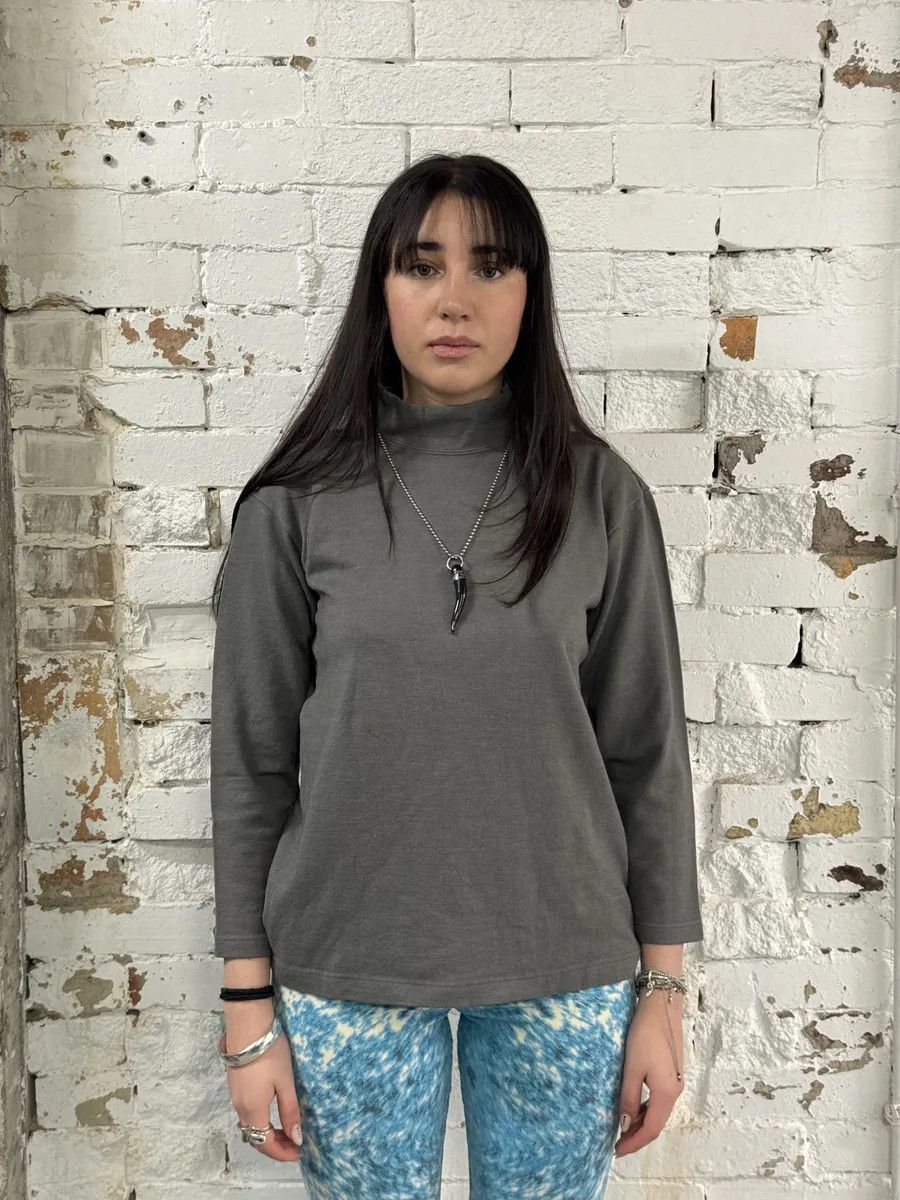 Issey Miyake Issey Miyake Grey Classy Turtleneck Size XS / US 0-2 / IT 36-38 - 4 Thumbnail