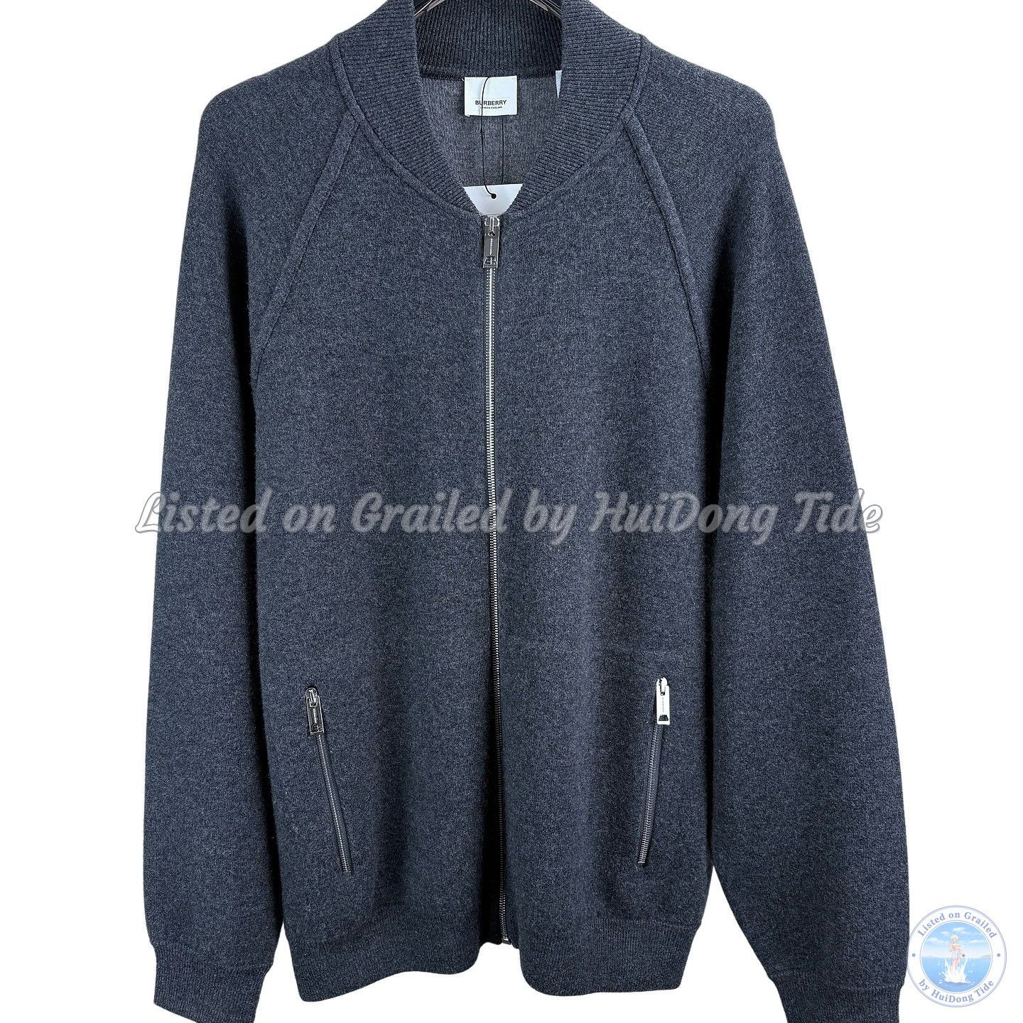 Burberry Burberry Wool Cashmere Knit Zip Bomber Jacket Size XL Size US XL / EU 56 / 4 - 1 Thumbnail