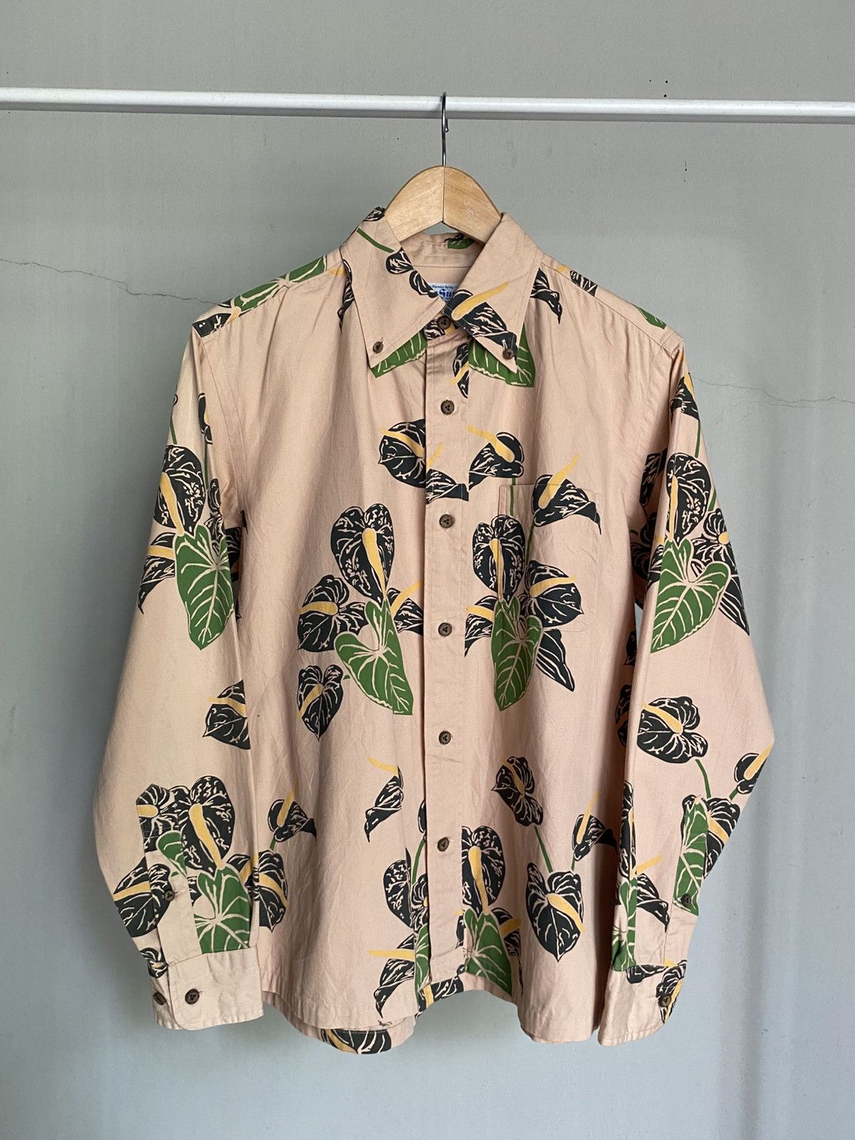 Sun Surf Sun Surf Light Pink Floral Long-Sleeve Shirt Size US S / EU 44-46 / 1 - 8 Thumbnail