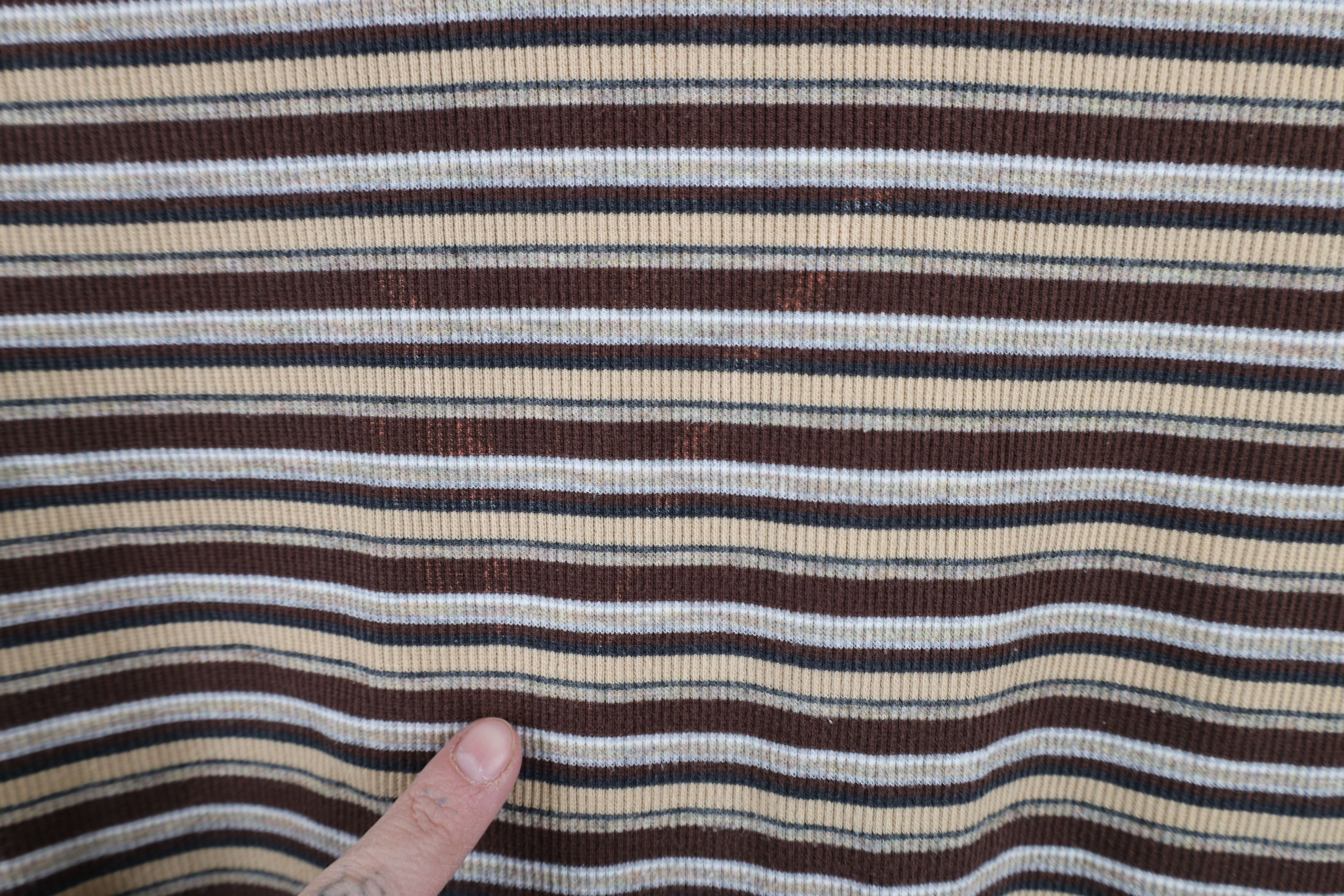 Vintage Vintage 90s Streetwear Ribbed Stretch Turtleneck T-Shirt Size M / US 6-8 / IT 42-44 - 4 Thumbnail
