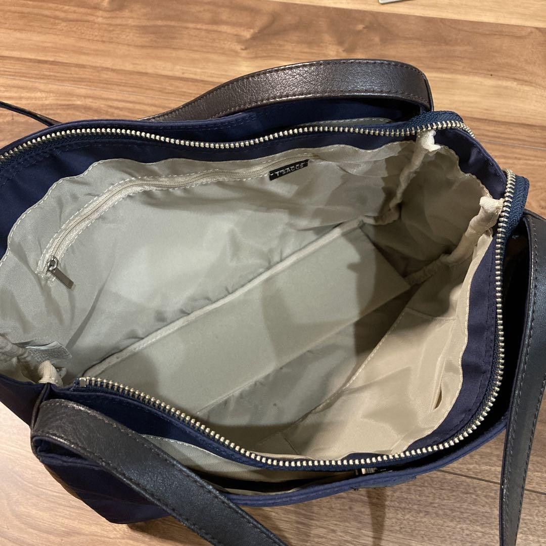 Y's × Yohji Yamamoto Leather Panel Nylon Shoulder Bag Size ONE SIZE - 11 Thumbnail