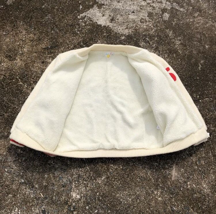 Japanese Brand × Vintage Vintage 60s Hockey Big Patch Wool Cotton Bomber Jacket Size US M / EU 48-50 / 2 - 9 Thumbnail