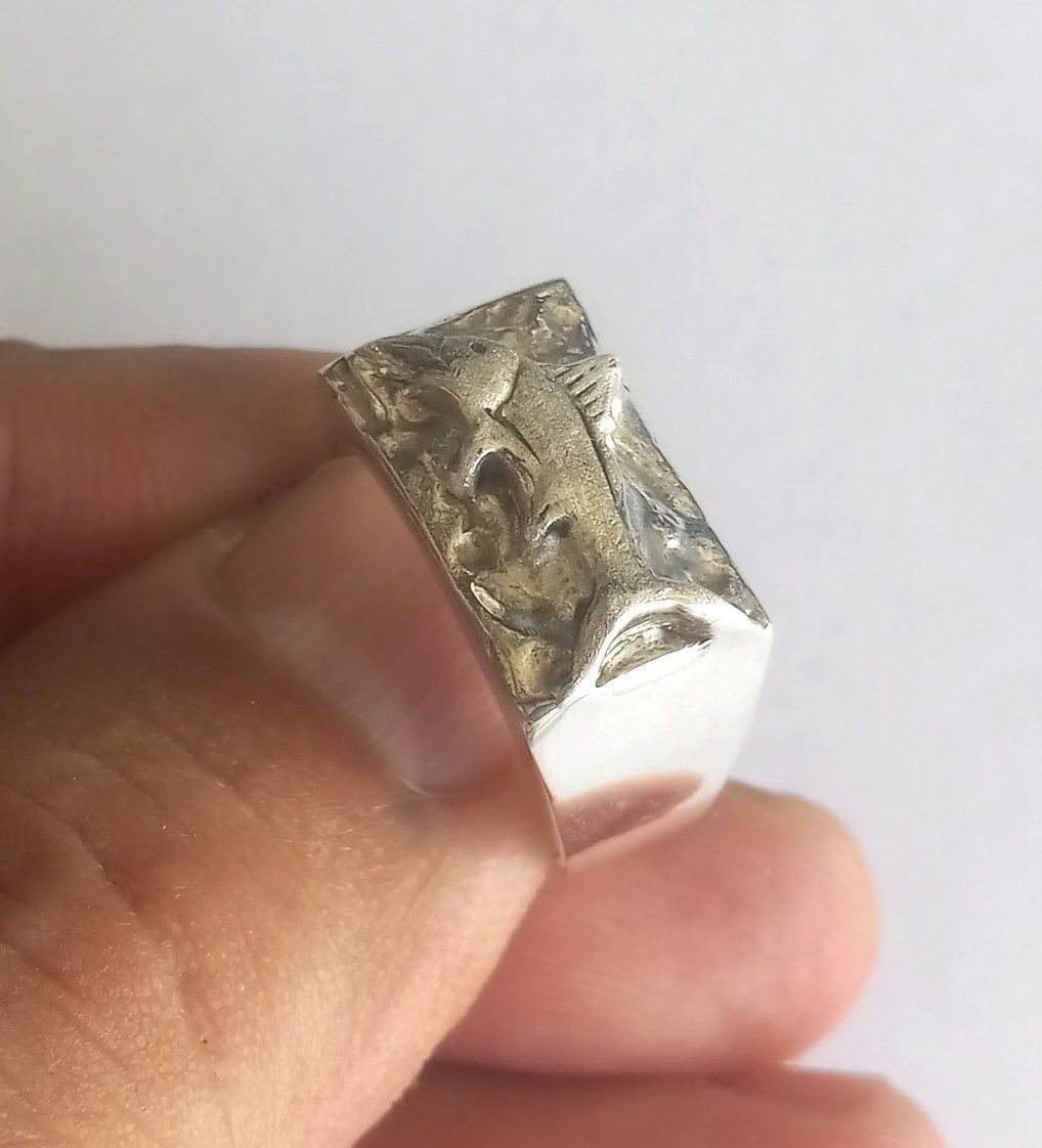 Other Men's sterling silver .925 stamped swordfish design Size ONE SIZE - 5 Thumbnail