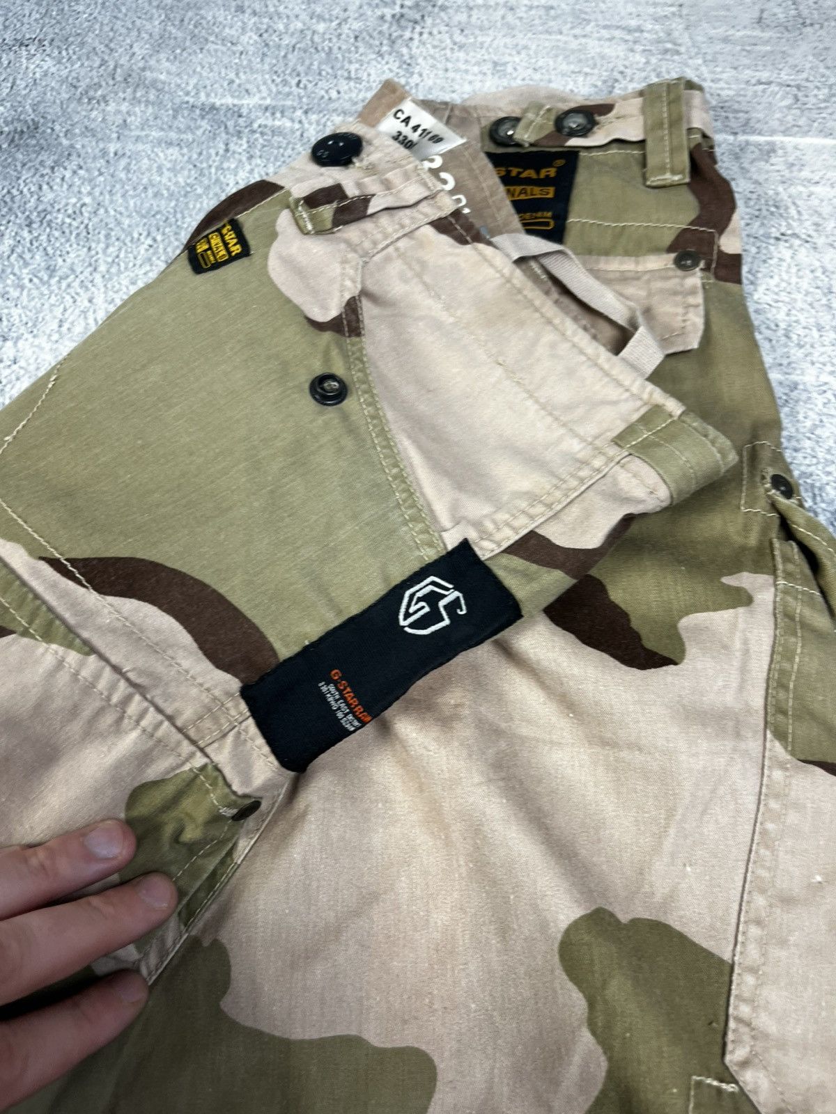 G-Star G star raw cargo camo pants japan streetwear Size US 34 / EU 50 - 14 Thumbnail