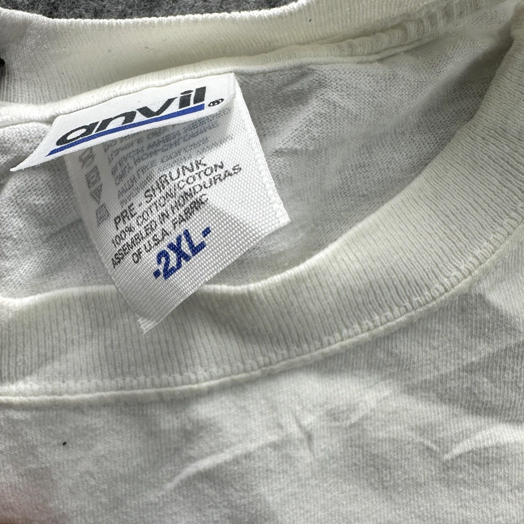 Anvil VINTAGE Rockin On The River Shirt Mens 2XL Dayton KY Concert Band Tee 2004 White Size US XXL / EU 58 / 5 - 7 Thumbnail