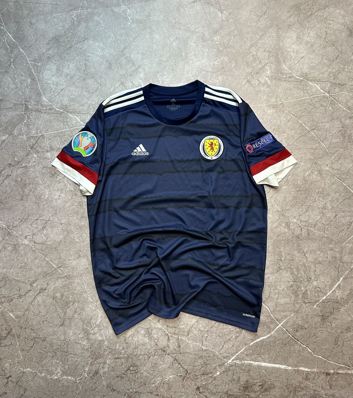 Adidas × Vintage Adidas Scotland 2020 Home Kit Soccer Jersey Size US XL / EU 56 / 4 - 1 Thumbnail