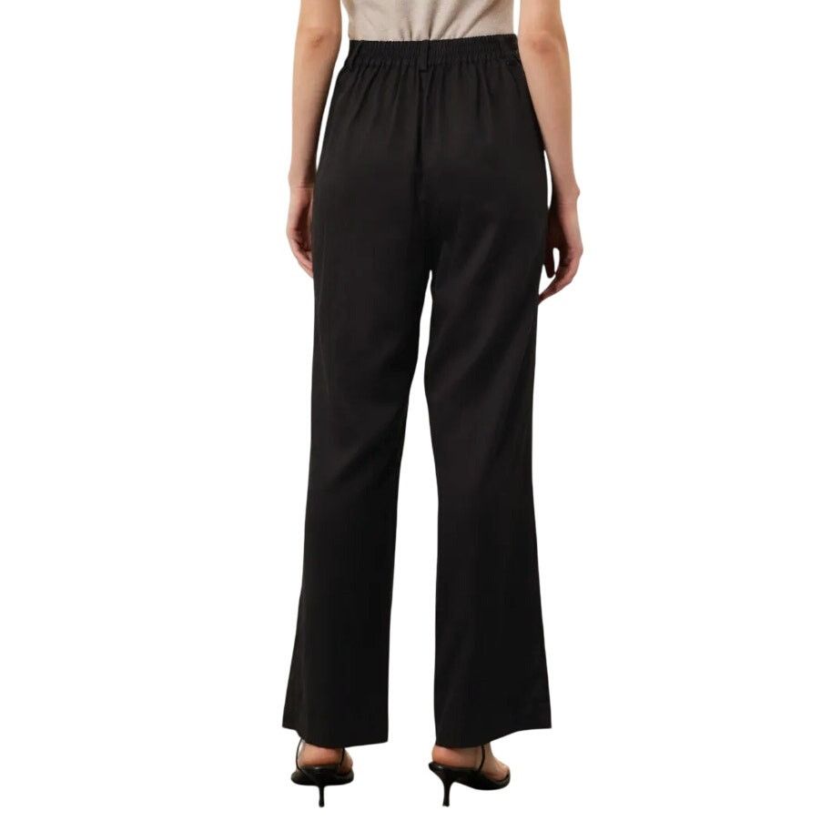 DONNI. DONNI. Twill Pleated Pants in Black, Size M Size 30" / US 8 / IT 44 - 3 Thumbnail