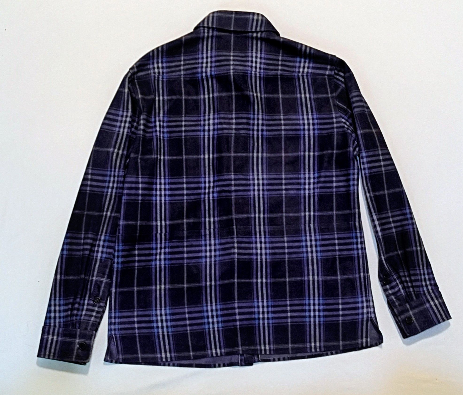 Ralph Lauren Purple Label Ralph Lauren Purple Label "Barron" Plaid Suede Overshirt Size US L / EU 52-54 / 3 - 8 Thumbnail