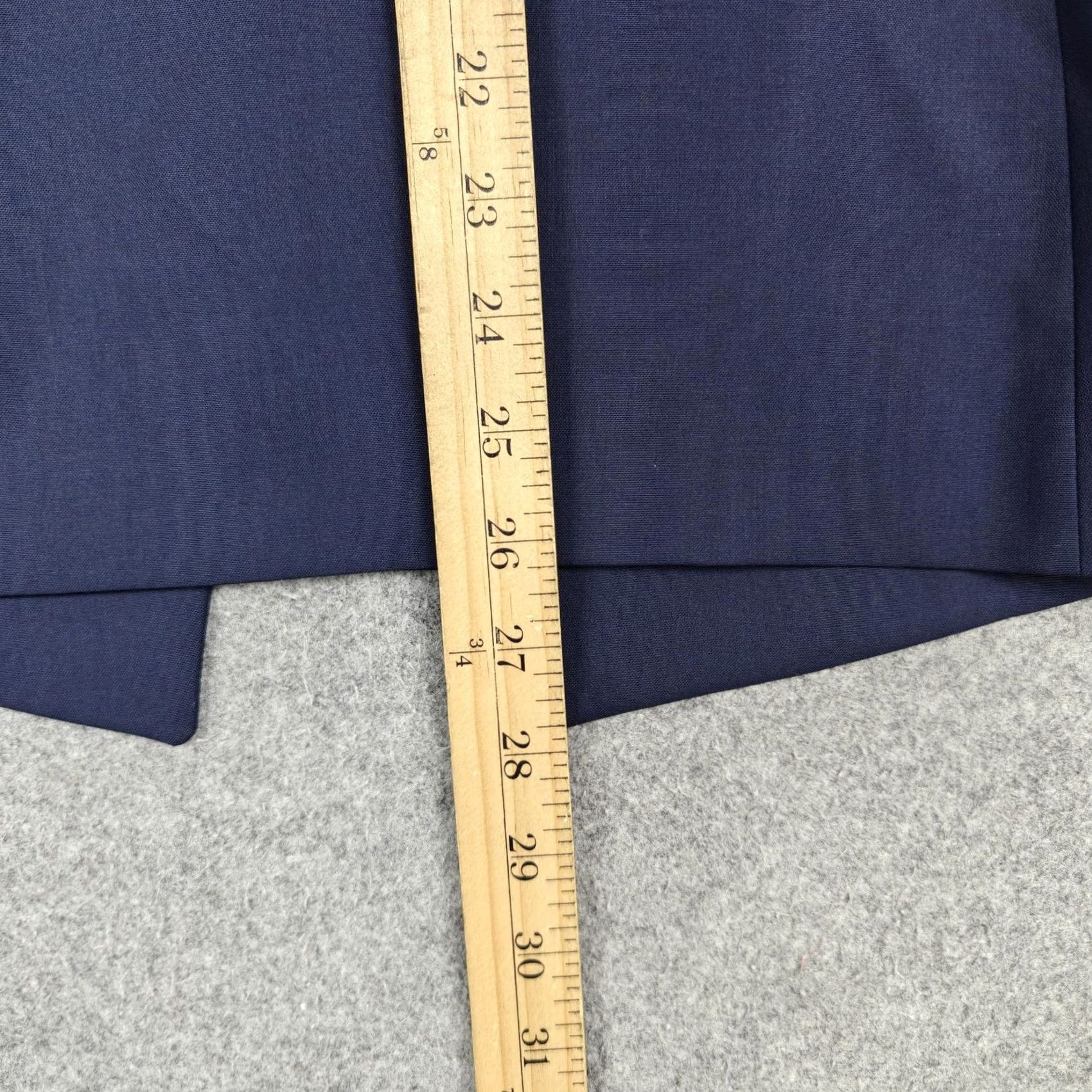 Theory Theory Jacket Womens 2 Blue Blazer Etiennette Wool One Button Lined Workwear Size XS / US 0-2 / IT 36-38 - 7 Thumbnail