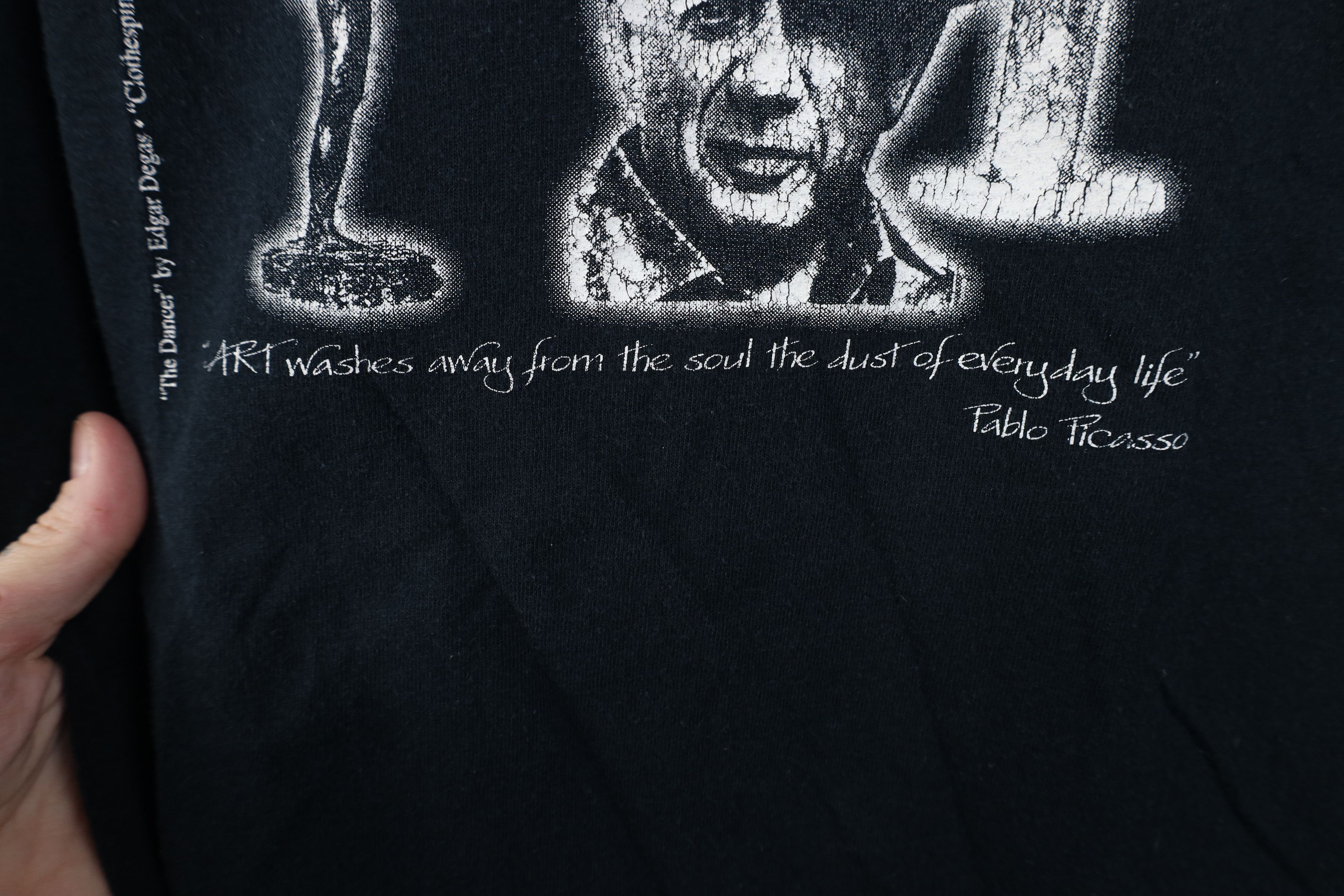 Vintage Vintage Y2K Streetwear Art Pablo Picasso Roder Degas T-Shirt Size US L / EU 52-54 / 3 - 12 Thumbnail