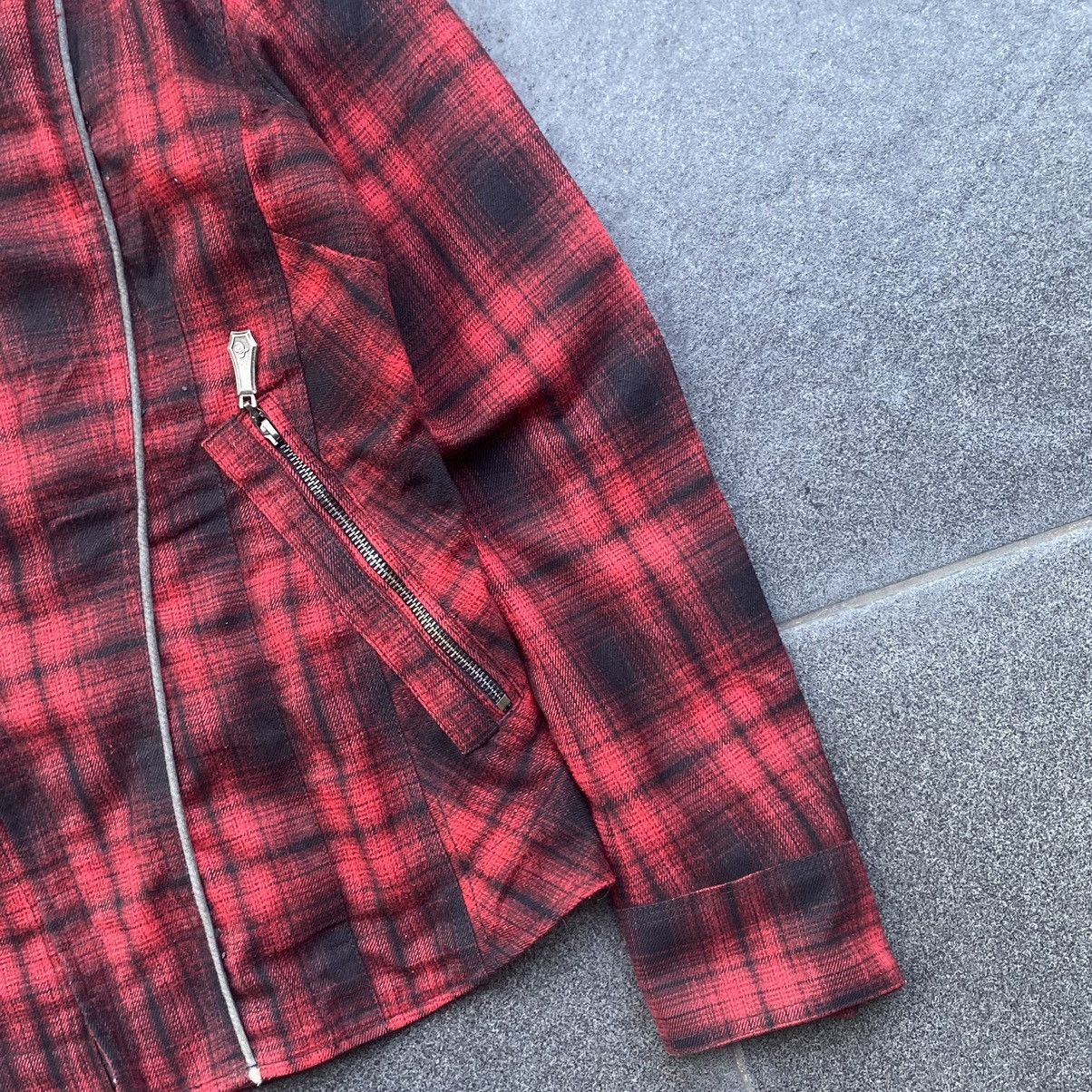 If Six Was Nine × Japanese Brand × Le Grande Bleu (L.G.B.) 90s Luv Maison Jackrose Assymetrical Punk Bondage Jacket Size US S / EU 44-46 / 1 - 3 Thumbnail
